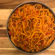 Illustration for article titled Thank you grandma for Sweet Spaghetti—a tasty alchemy of bacon, brown sugar, tomato soupem/em